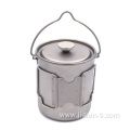 750ml Single Wall Pot Titanium French Press Mug